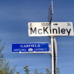 "Garfield Historic District" street sign