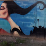 Mural of Womans Head in Garfield Neighborhood