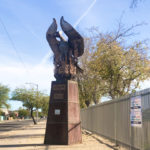 "Garfield Rising" sculpture from Garfield Neighborhood