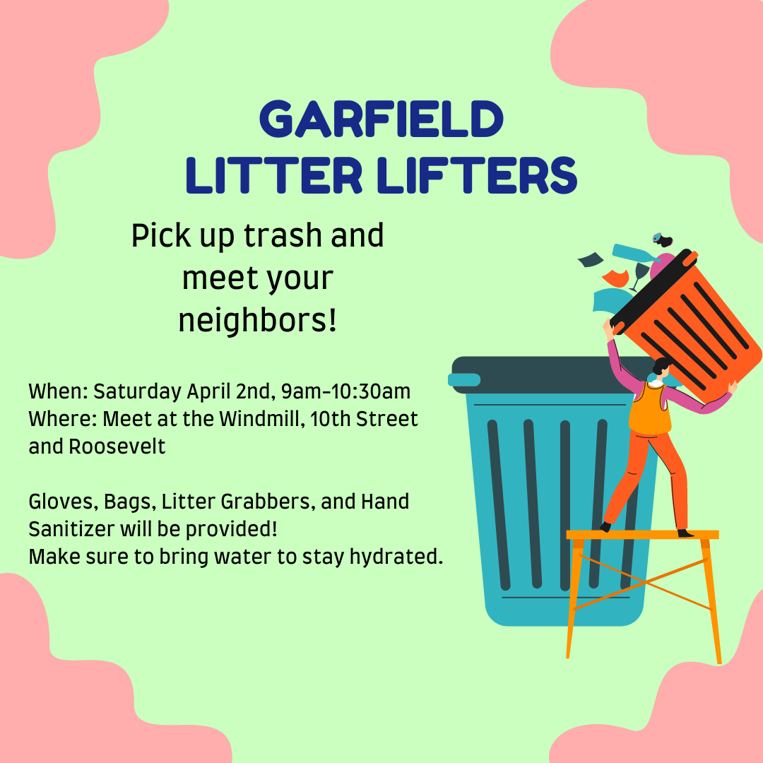 Garfield Litter Lifters – Sat 4/2 9am