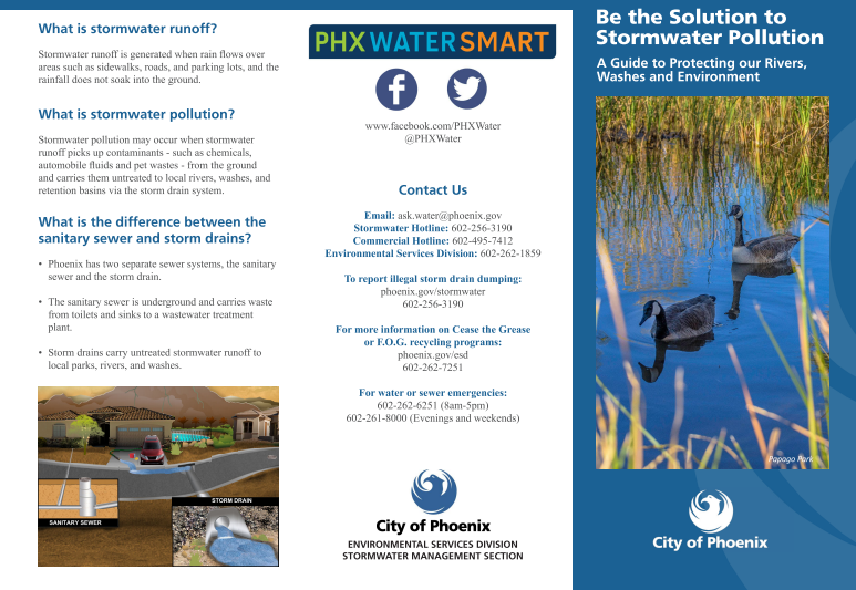 PHX Water Smart – Stormwater Guide
